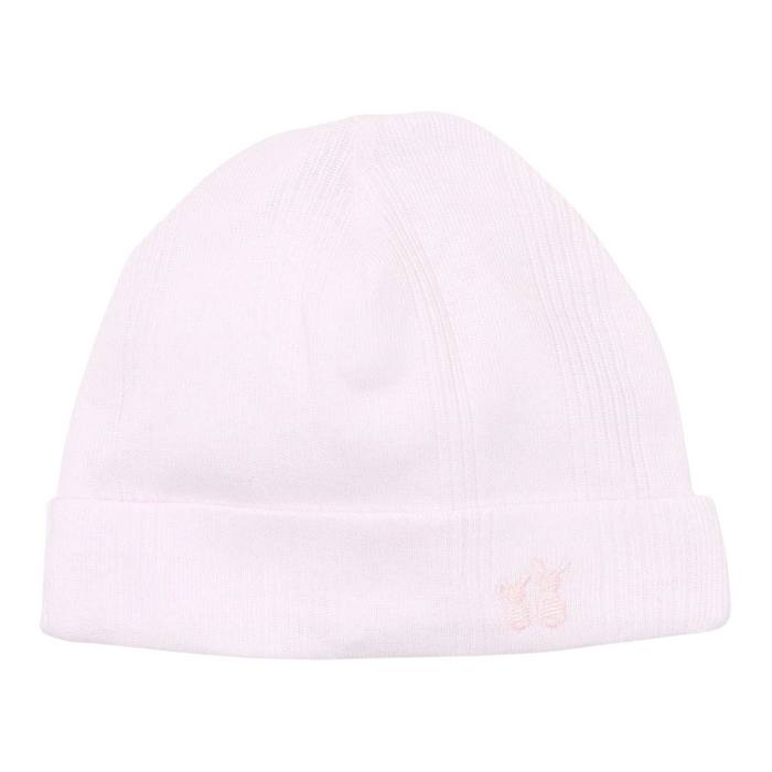 Poetree - Baby Hat - Rib - Soft pink