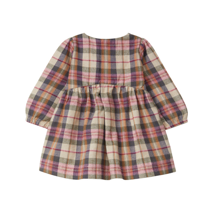 Laranjinha - Checked dress multicolor