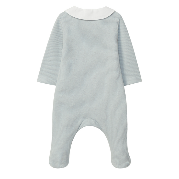 Laranjinha - Babypakje in dusty blue met olifantje