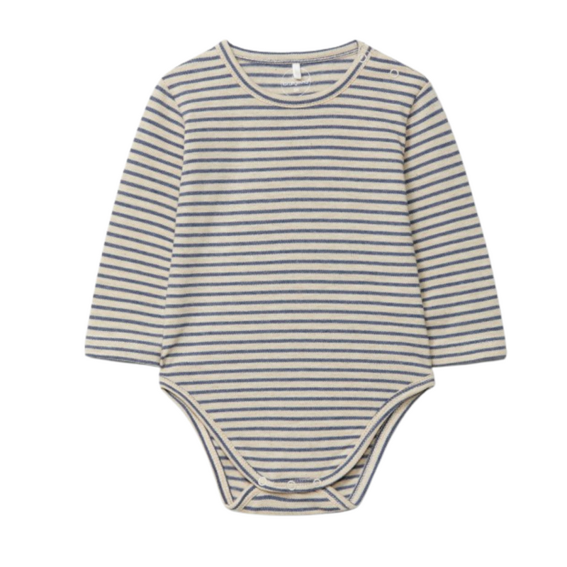 Laranjinha - Longsleeve Striped Piqué Kaki Body
