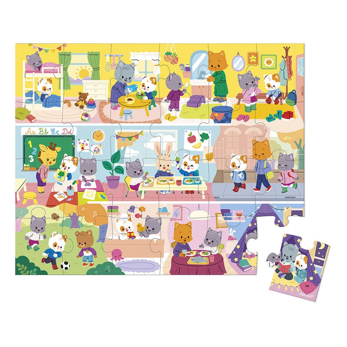 Janod - Puzzel De Dagelijkse Routines (24 stuks)