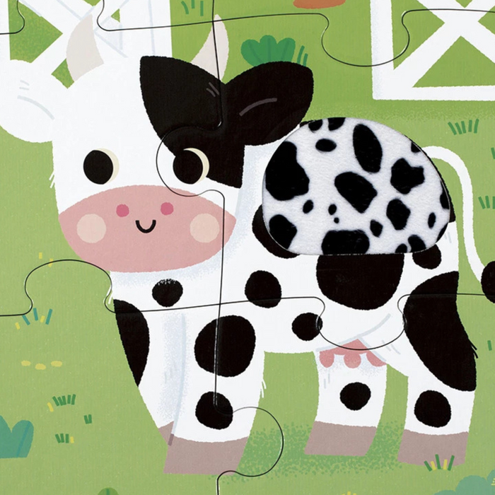 Janod - Puzzel Tactile - De Boerderij (20 stukken)