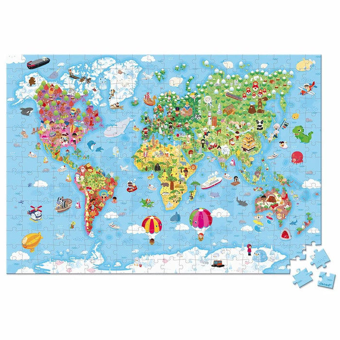Janod - Puzzel Giant of the World (300st)