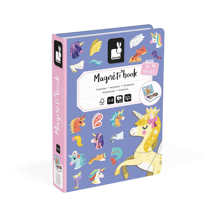 Janod - Magnetisch boek - Unicorns