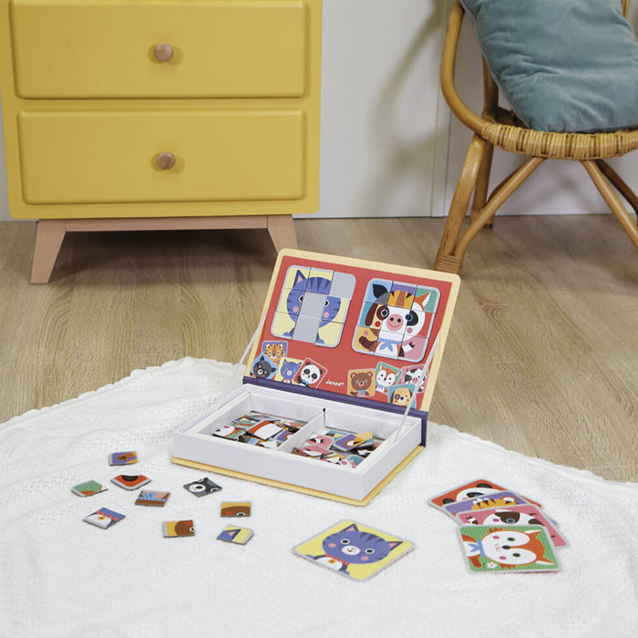 Janod - Magneti'Book mix en match - Dieren