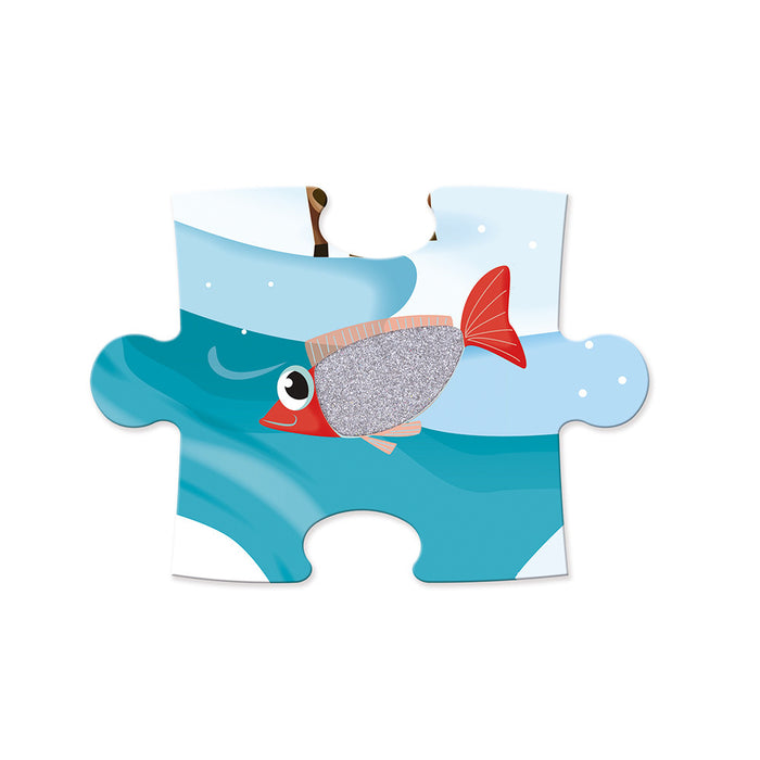 Janod - Puzzel Tactile Leven Op De Ijszee -20 Pcs