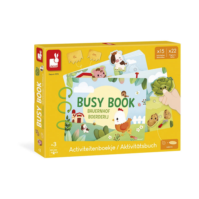 Janod - Busy Book - Boerderij