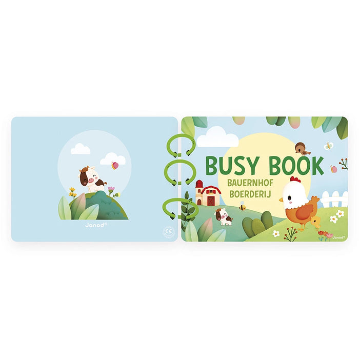 Janod - Busy Book - Boerderij