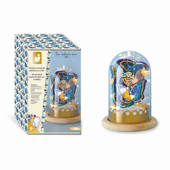 Janod - Knutselpakket Lichtgevende Cloche Vlinders