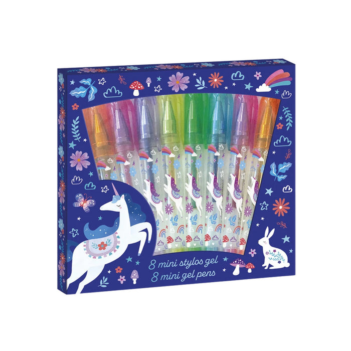 Janod - Dreamland mini glitter gel pens (8stuks)