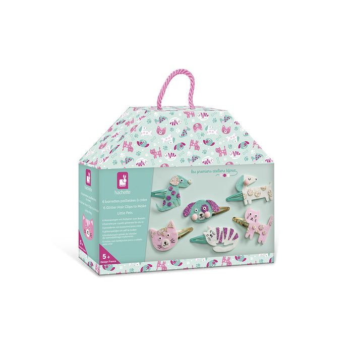Janod - 6 haarspeldjes om te maken – Pets