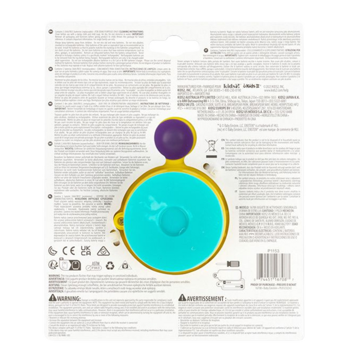 Baby Einstein - Pop & Glow Starfish Suction Cup Toy