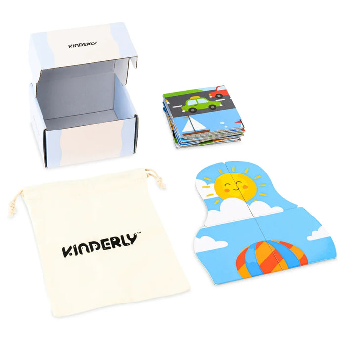 Kinderly - Magnetische Tower Puzzel City Life