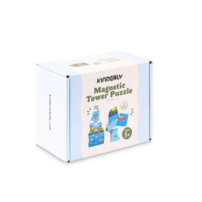 Kinderly - Magnetische Tower Puzzel City Life
