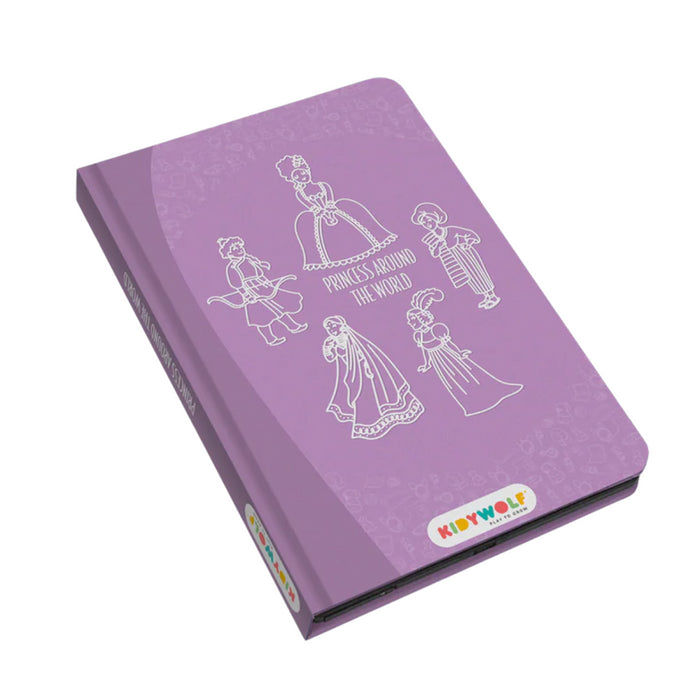 Kidywolf - KIDYDRAW-MINI tekenblok  - Prinsessen