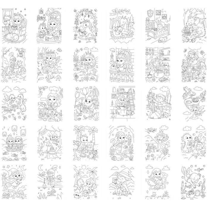 Kidywolf - KIDYDRAW-PAD Refill - Once Upon A Time (6+)