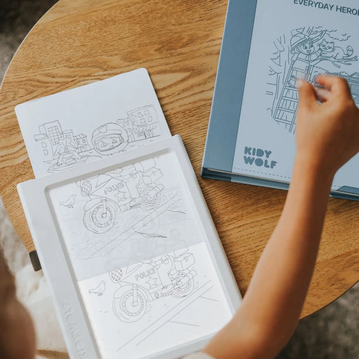 Kidywolf - KIDYDRAW-PAD Refill - Everyday Heroes (6+)
