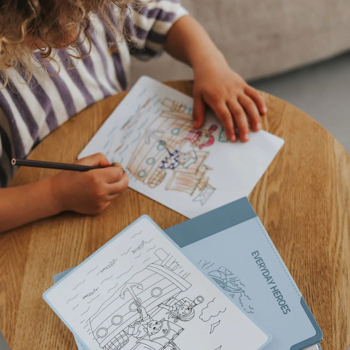 Kidywolf - KIDYDRAW-PAD Refill - Everyday Heroes (6+)