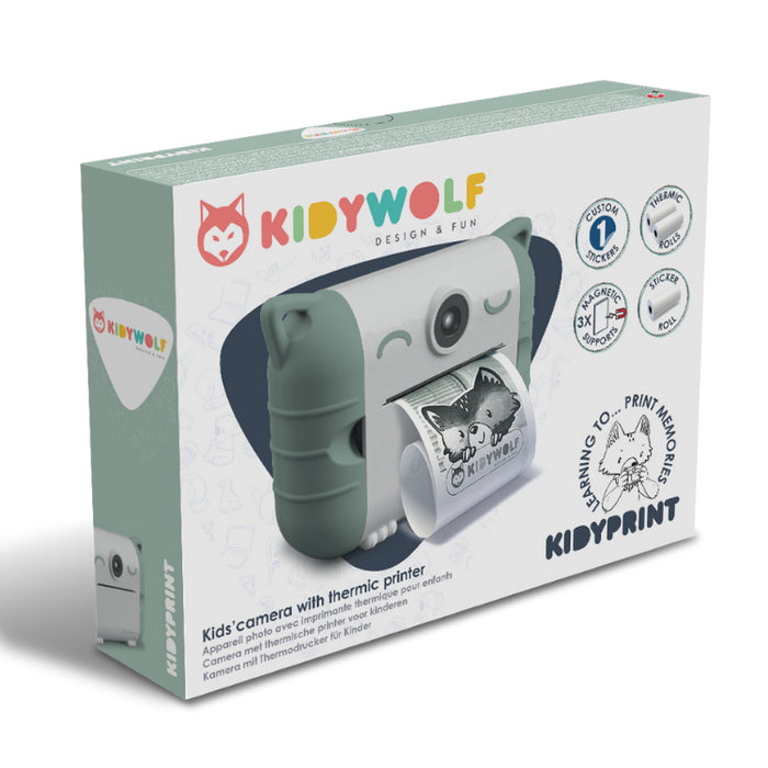 Kidywolf - KIDYPRINT Thermische fotoprinter groen
