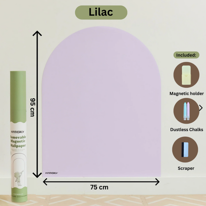 Kinderly - Verplaatsbare Magnetische Muursticker Lilac