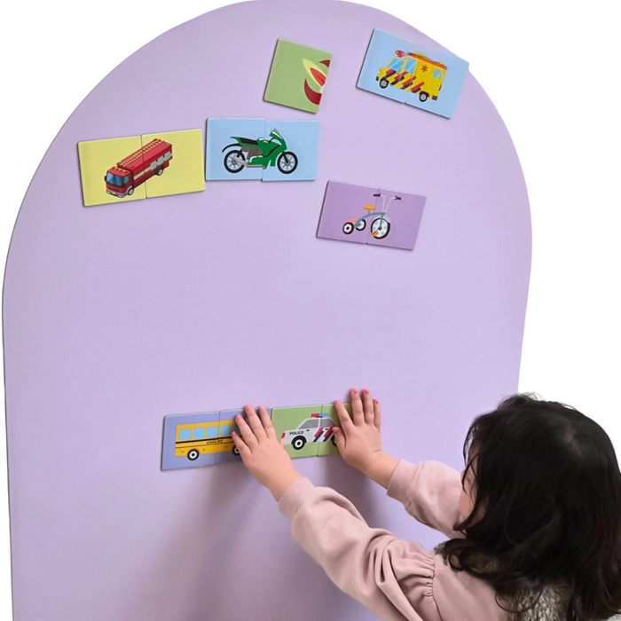 Kinderly - Verplaatsbare Magnetische Muursticker Lilac