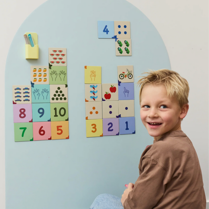 Kinderly - Verplaatsbare Magnetische Muursticker Sky Blue