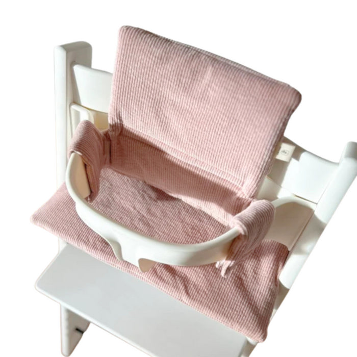 Ditishoudt - Tripp Trapp kussenset - Rib soft pink