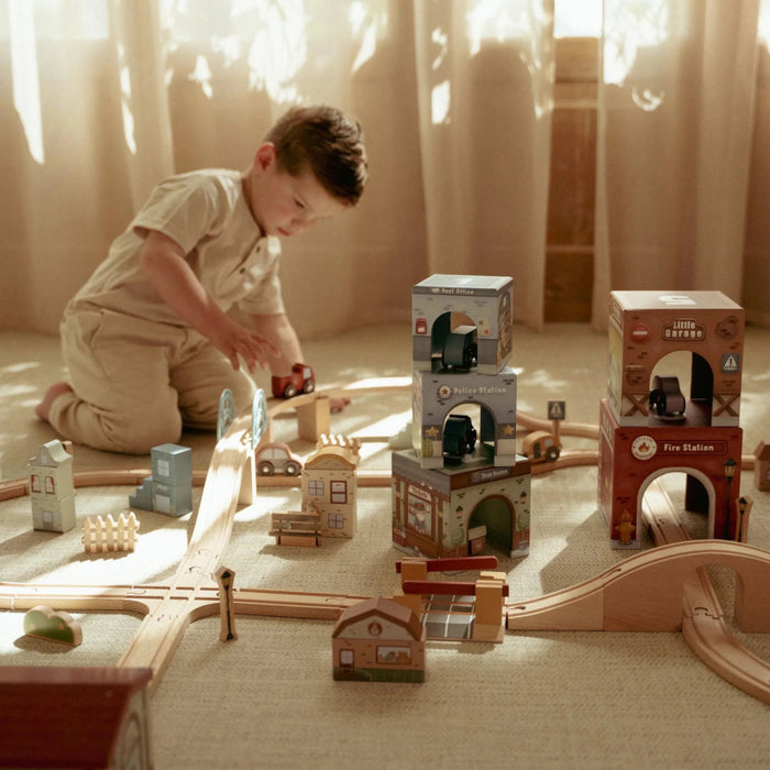 Little Dutch - Stapeltoren incl. 6 auto's FSC