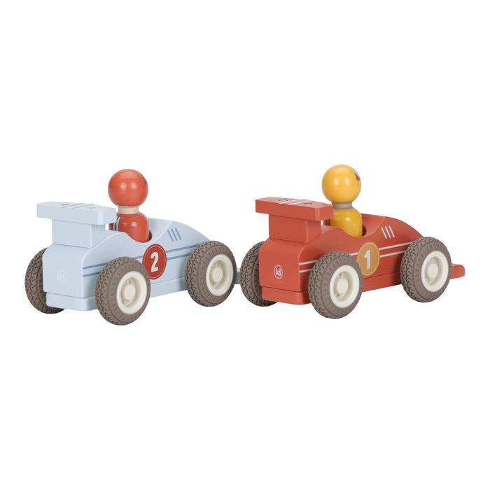 Little Dutch - Pullback racewagens met pegdoll FSC