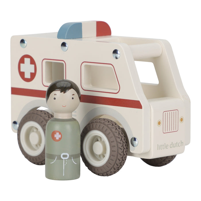 Little Dutch - Ambulance met pegdoll FSC