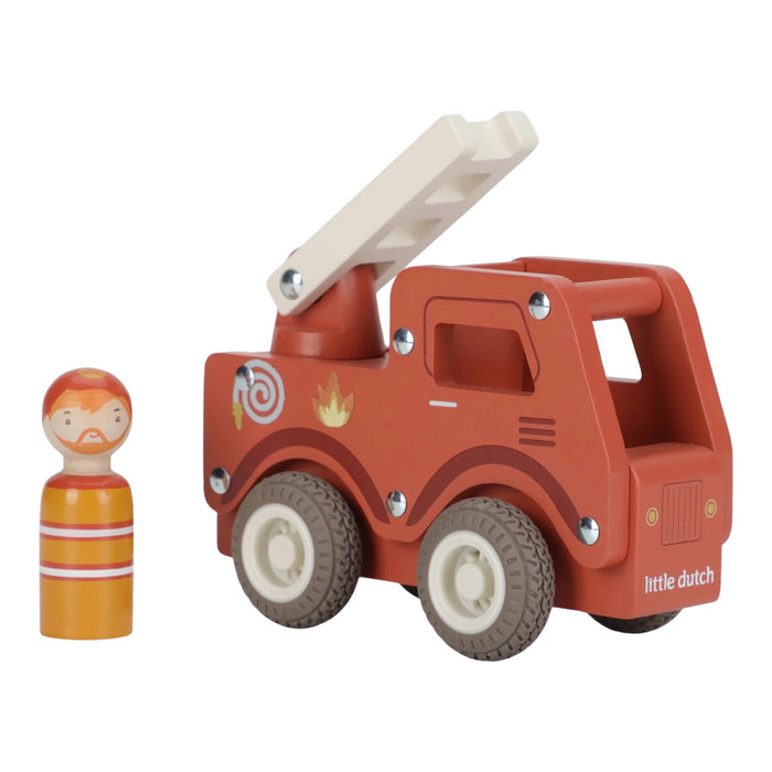 Little Dutch - Brandweerwagen met pegdoll FSC