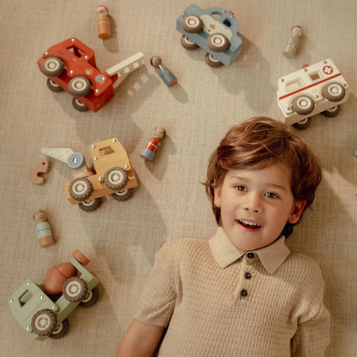 Little Dutch - Brandweerwagen met pegdoll FSC
