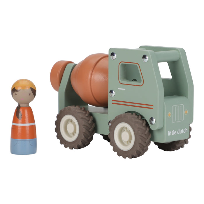 Little Dutch - Cementwagen met pegdoll FSC