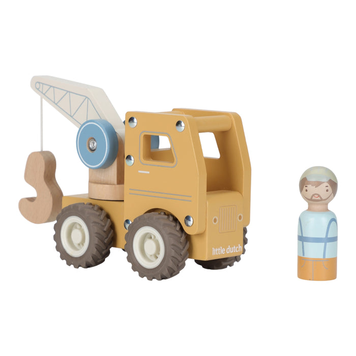Little Dutch - Kraanwagen met pegdoll FSC