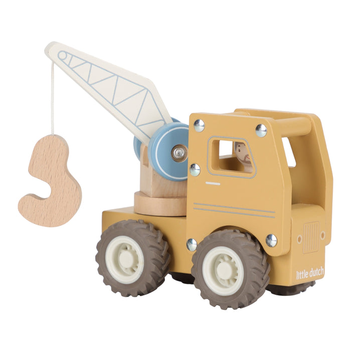 Little Dutch - Kraanwagen met pegdoll FSC