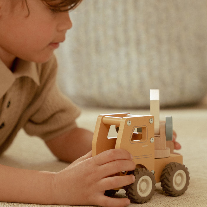 Little Dutch - Kraanwagen met pegdoll FSC