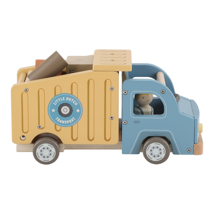Little Dutch - Vuilniswagen met pegdolls FSC
