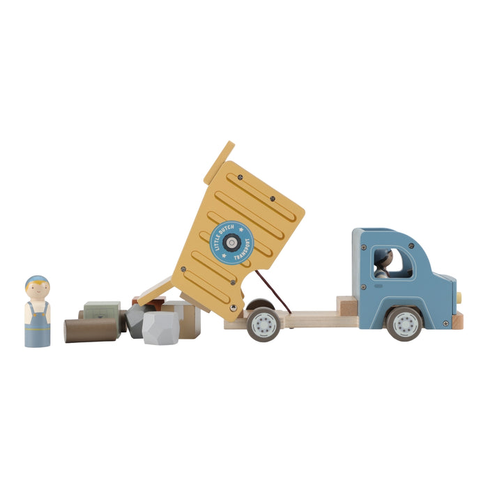 Little Dutch - Vuilniswagen met pegdolls FSC