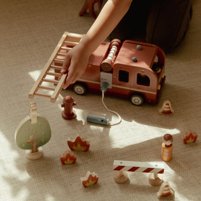 Little Dutch - Brandweerwagen met pegdolls FSC