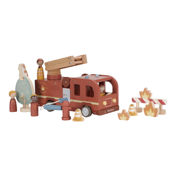 Little Dutch - Brandweerwagen met pegdolls FSC