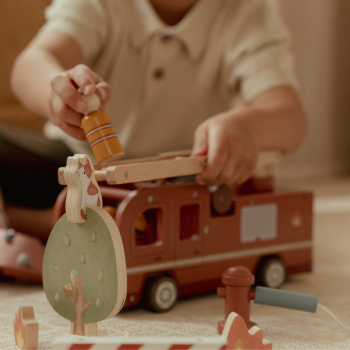 Little Dutch - Brandweerwagen met pegdolls FSC