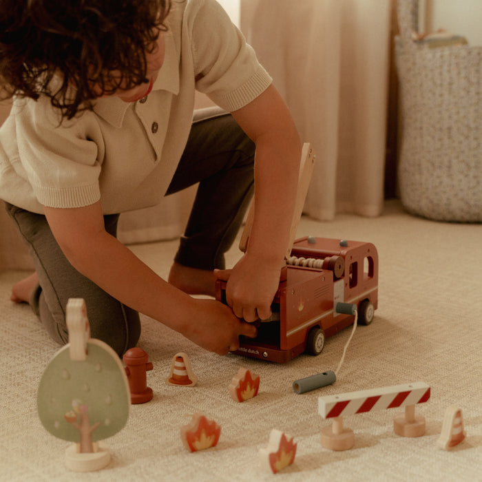 Little Dutch - Brandweerwagen met pegdolls FSC