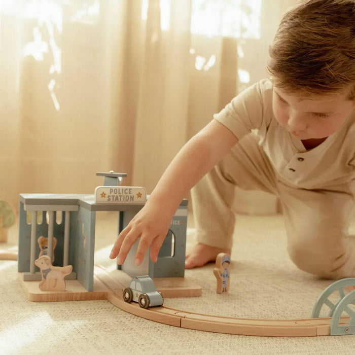 Little Dutch - Houten politiebureau – Blauw – Essentials