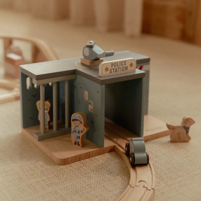 Little Dutch - Houten politiebureau – Blauw – Essentials