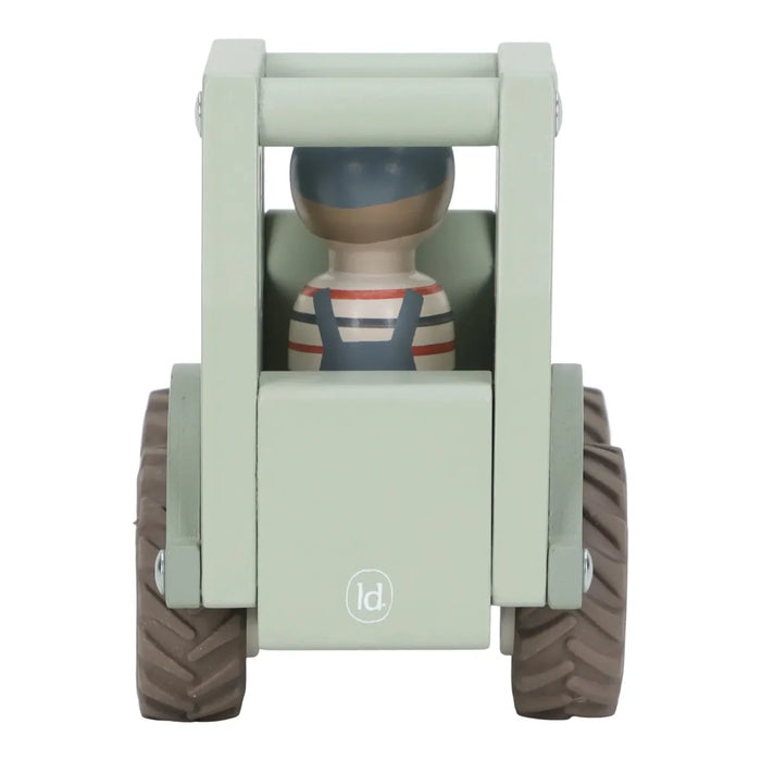 Little Dutch - Houten tractor met pegdoll FSC
