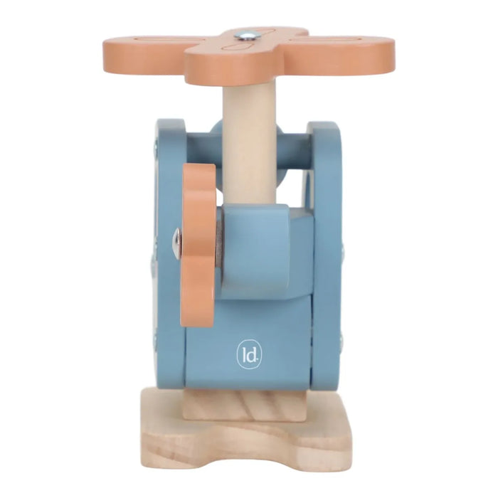 Little Dutch - Houten helicopter met pegdoll FSC