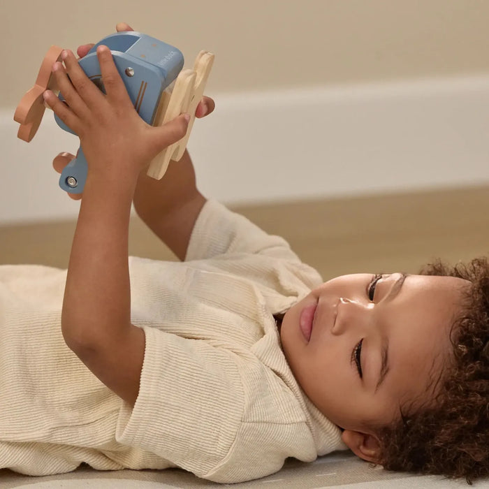 Little Dutch - Houten helicopter met pegdoll FSC