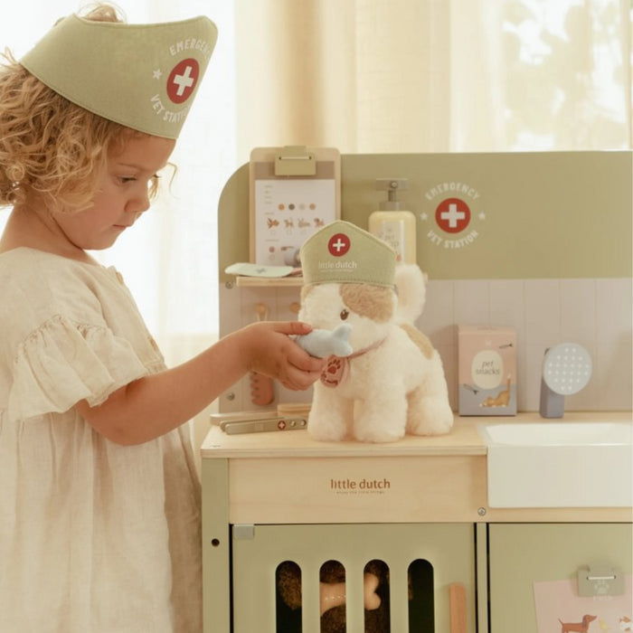 Little Dutch - Knuffelkat Marley in tas – Meerkleurig – Essentials