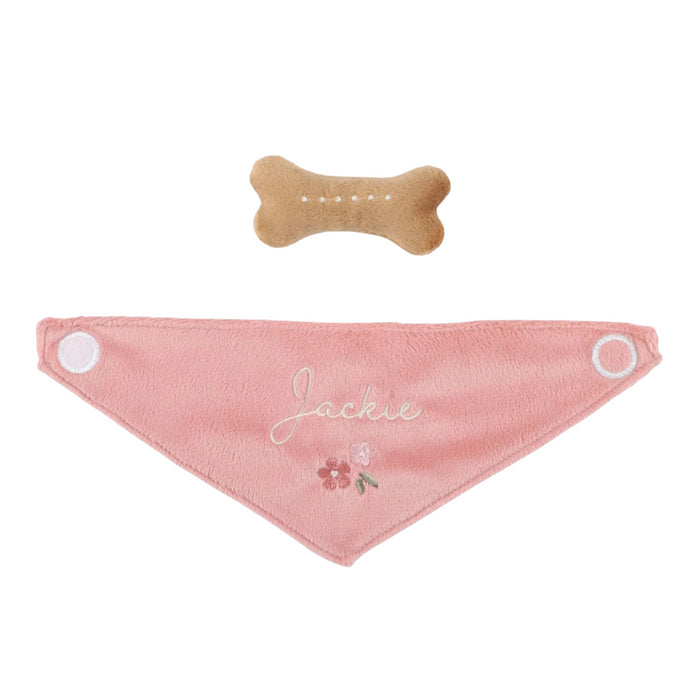 Little Dutch - Knuffelhond Jackie in tas – Roze – Essentials