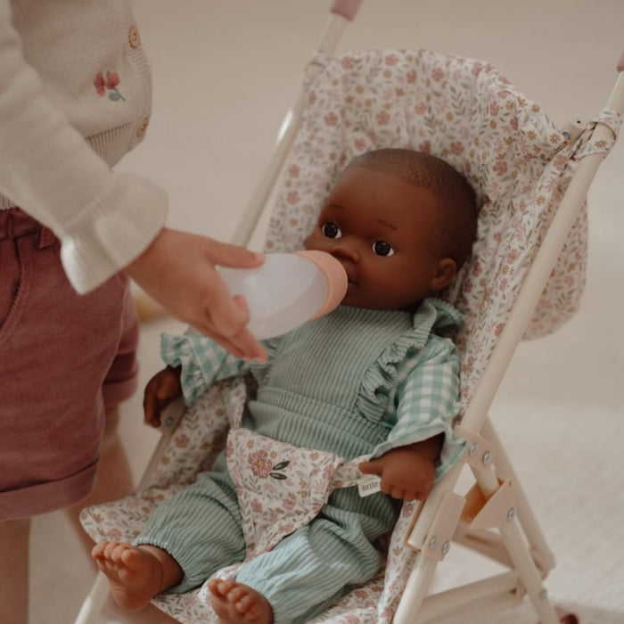 Little Dutch - Metalen Poppenbuggy Soft Flowers